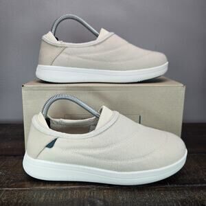 NEW Vessi Sunday Slipper Womens Size 5 Slip On Shoes Sneakers Walnut Beige